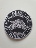 HBB Bikers Patch (sew/iron-on option) 8cm