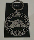Stainless Steel HBB Bikers keychain