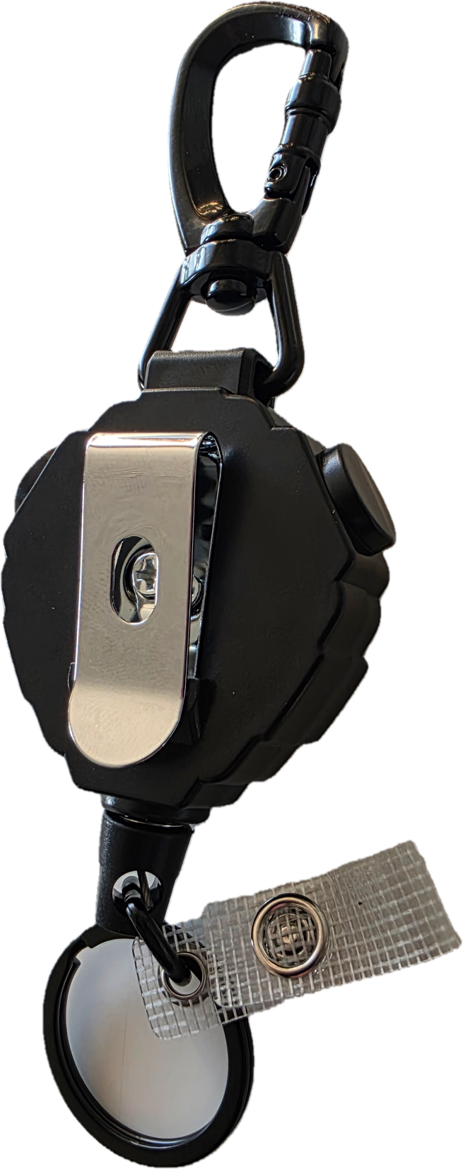 Retractable Keychain Belt Clip (3 options)